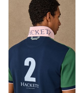 Hackett London Polo Nbr Panel verde
