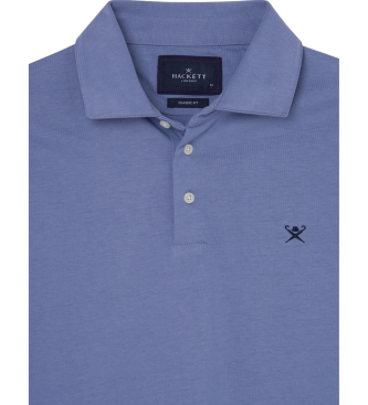 Hackett London Polo bleu pima