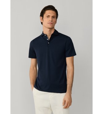 Hackett London Marineblå Pima polo