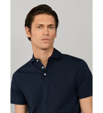 Hackett London Marineblå Pima polo