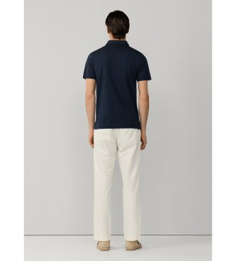 Hackett London Marineblå Pima polo
