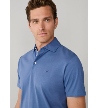 Hackett London Polo pima fit cl�sico azul