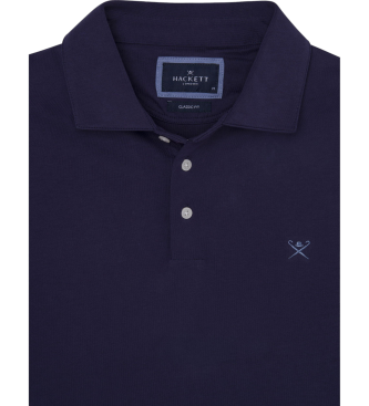 Hackett London Plo azul-marinho em Pima