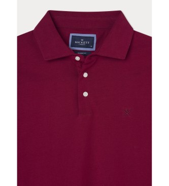 Hackett London Polo rouge en pima