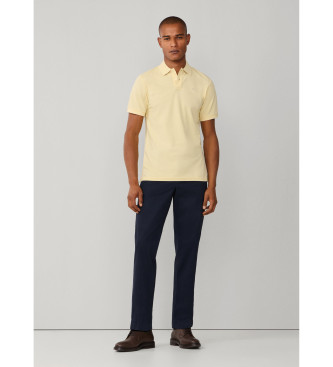 Hackett London Polo piqu� fit slim amarillo