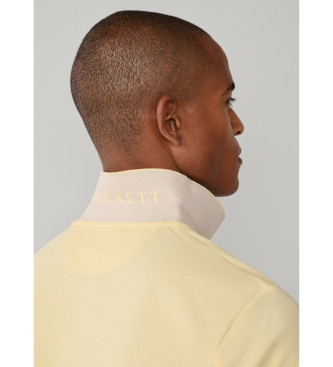 Hackett London Polo piqu� fit slim amarillo