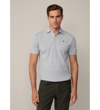 Hackett London Slim fit pik polotrja gr