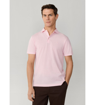 Hackett London Polo piqu� oxford fit cl�sico rosa
