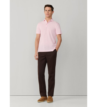 Hackett London Polo piqu� oxford fit cl�sico rosa