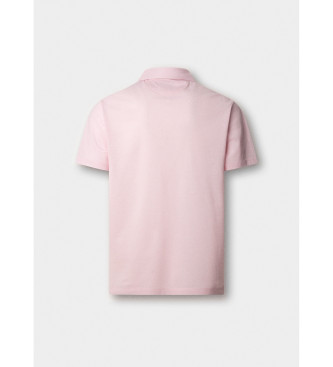 Hackett London Polo piqu� oxford fit cl�sico rosa