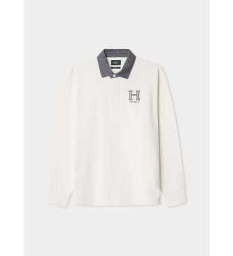 Hackett London Polo Rugby H blanc cass