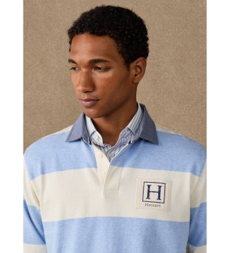 Hackett London Polo rugby H Stripe Rby azul