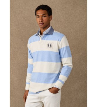 Hackett London Polo rugby H Stripe Rby azul
