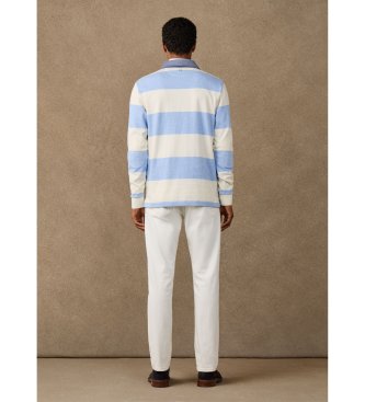 Hackett London Polo rugby H Stripe Rby azul
