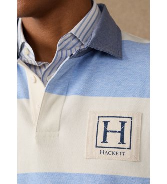 Hackett London Polo rugby H Stripe Rby azul