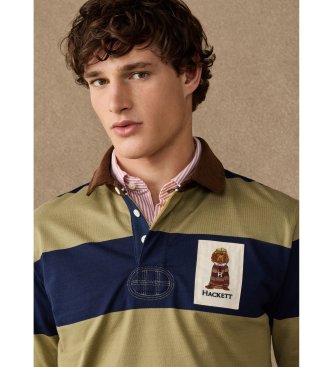 Hackett London Rugbypolo Harry Rby marineblauw