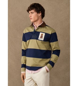 Hackett London Rugbypolo Harry Rby marineblauw
