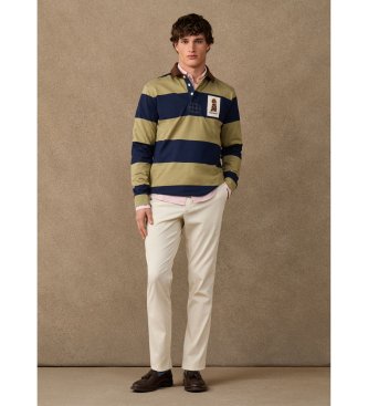 Hackett London Rugbypolo Harry Rby marineblauw