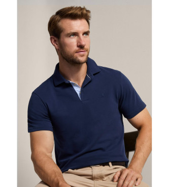 Hackett London Marin polotrja med Selvedge-knppning