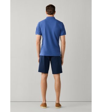 Hackett London Polo Slim Fit Logo azul
