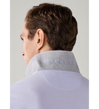 Hackett London Polo i slim fit-modell med logo, lila