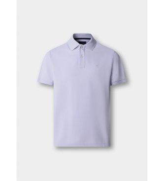 Hackett London Polo i slim fit-modell med logo, lila