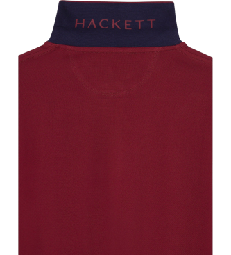 Hackett London Polo Slim Fit Logo red