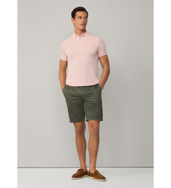 Hackett London Polo Slim Fit Logo rosa