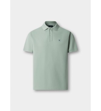 Hackett London Koszulka polo Slim Fit z zielonym logo