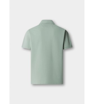 Hackett London Koszulka polo Slim Fit z zielonym logo