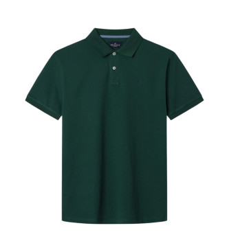 Hackett London Polo Slim Fit Logo groen