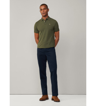 Hackett London Polo Slim Fit Logo groen