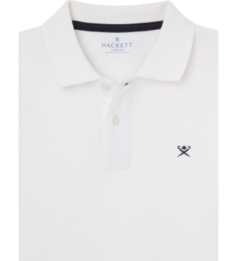 Hackett London Polo Small Logo vit