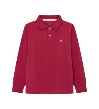 Hackett London Polo Klein Logo rot