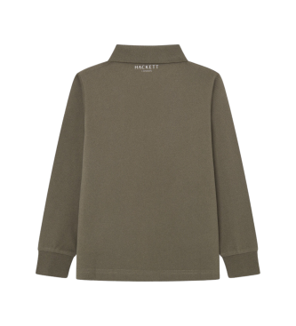 Hackett London Polo Klein Logo Groen