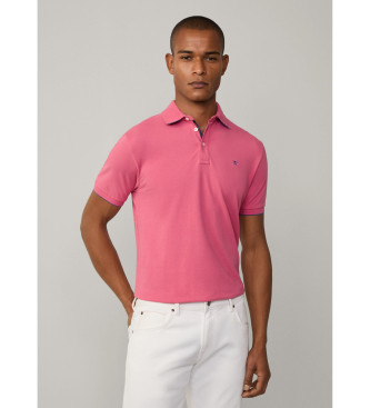 Hackett London Swim Trim Arch Polo shirt pink