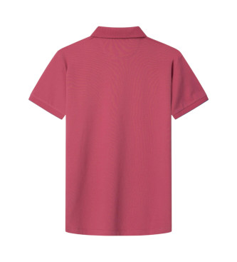 Hackett London Swim Trim Arch Poloshirt roze