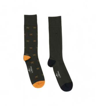 Hackett London 2er-Pack Icon Socken grn