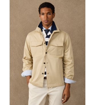 Hackett London Sovracamicia London beige