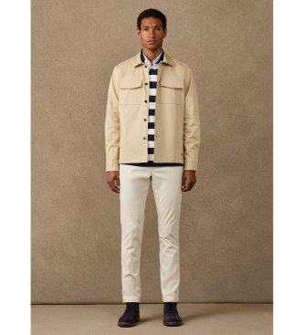 Hackett London Sovracamicia London beige