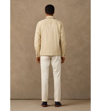 Hackett London Sovracamicia London beige