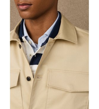 Hackett London Sovracamicia London beige
