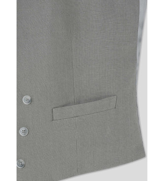 Hackett London Gilet Savile grigio