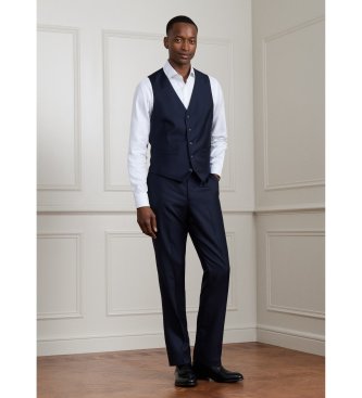 Hackett London Navy Wool Vest