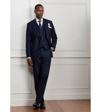 Hackett London Navy Wool Vest