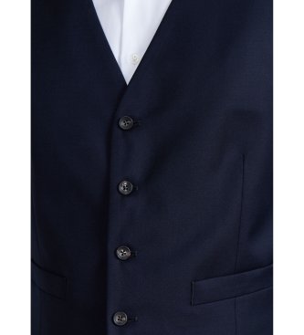Hackett London Navy Wool Vest