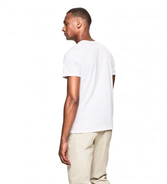 Hackett T-shirt com logótipo bordado branco