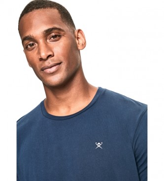 HACKETT T-shirt with navy embroidered logo