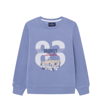 Hackett London Sweatshirt 83 Car azul