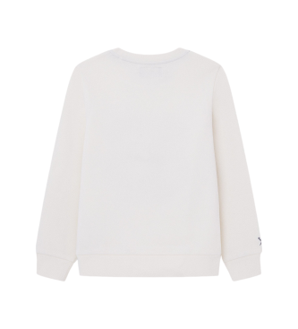 Hackett London Sweat 83 Car blanc